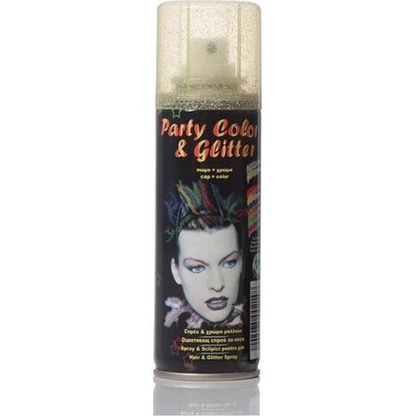 Σπρέι μαλλιών Party Color 125ml glitter gold